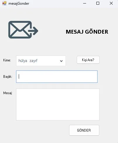 RoboMed masaüstü uygulaması — panel içi mesajlaşma